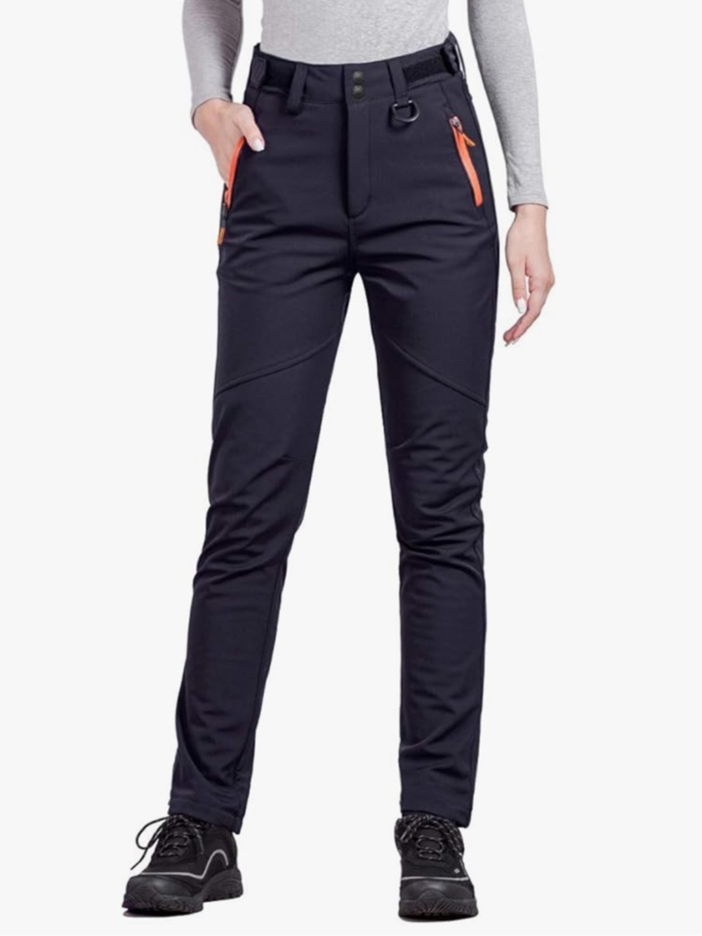 FREE SOLDIER Women's Ski Pants Shell Fleece Lined Pants Water Resistant - S 29